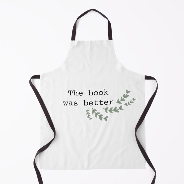 Item preview, The Book was Better quote with Greenery Accent designed and sold by WildeandCo.