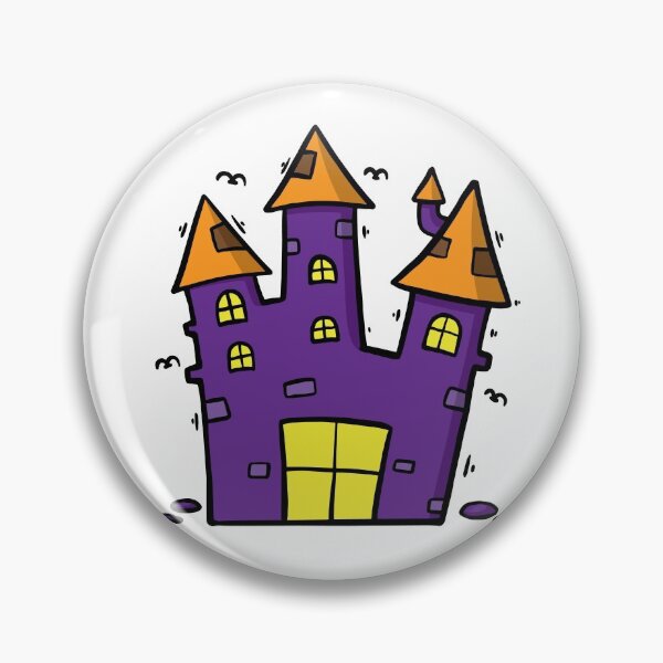 Artikelvorschau, Nettes Halloween-Schloss. Netter Caroon Charakter im Halloween-Thema. entworfen und verkauft von maipadpro.