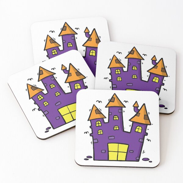 Item preview, Cute halloween castle. Cute caroon character in halloween theme. designed and sold by maipadpro.