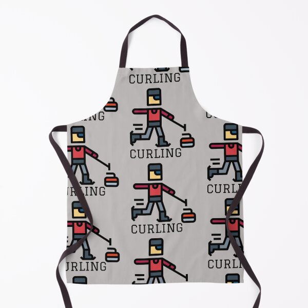 Item preview, Curling Digital Man Players Funny Humorous  designed and sold by Michelle  Brewster.