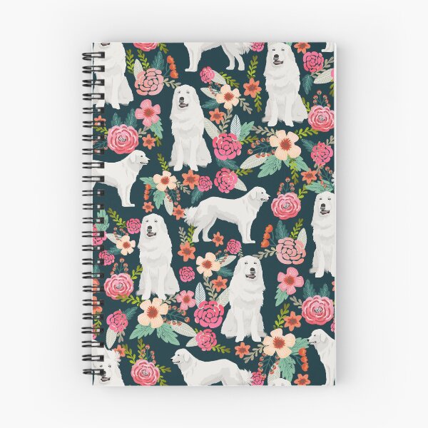 Item preview, great pyrenees dog floral - vintage florals, floral pet, cute dog, pyrenean mountain dog designed and sold by PetFriendly.