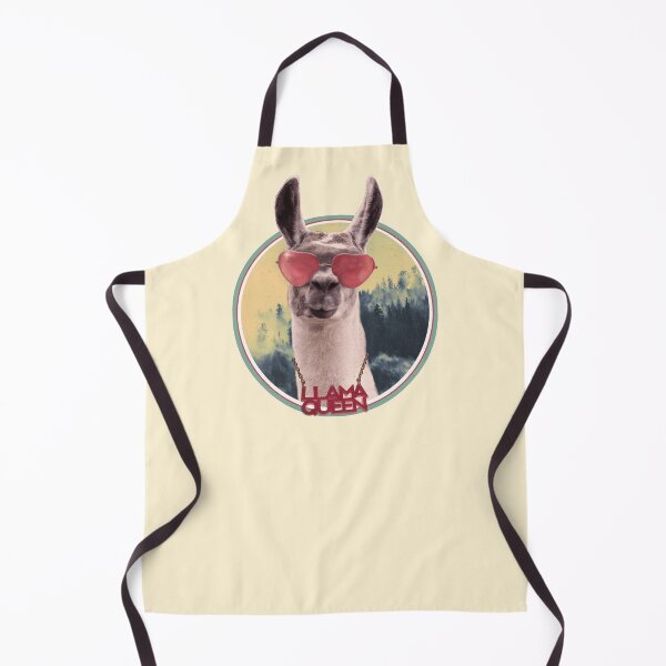 Item preview, Llama queen funny vintage style Llama design designed and sold by KarenMandau.