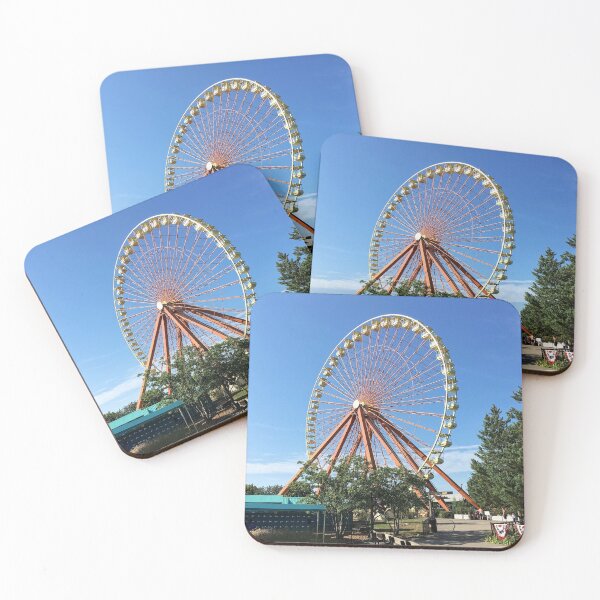 Item preview, Orange Ferris Wheel designed and sold by Sunflower-Farms.