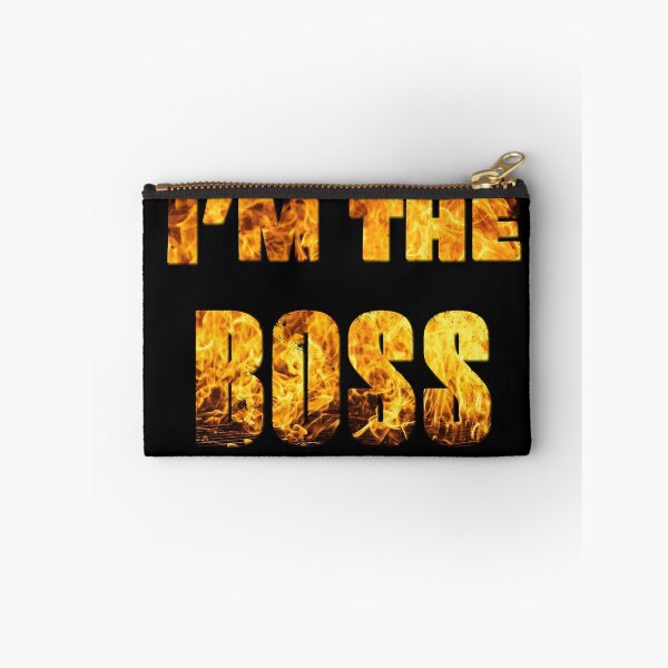 Item preview, Im The Boss - On Fire in Black designed and sold by NoMatterLab.