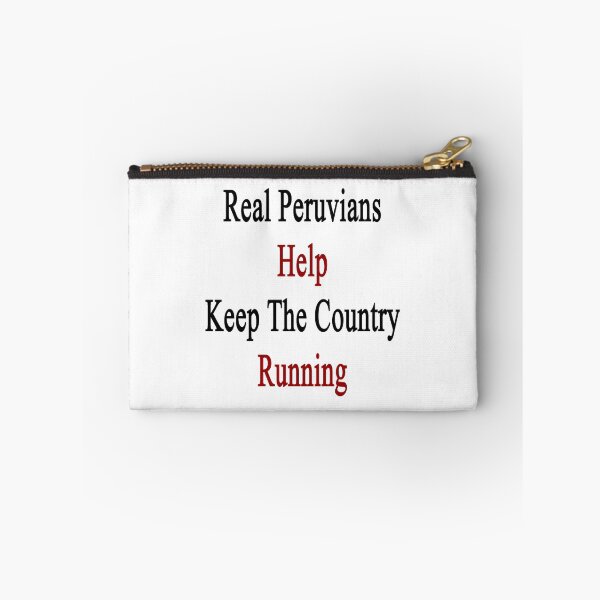 Item preview, Real Peruvians Help Keep The Country Running designed and sold by supernova23.