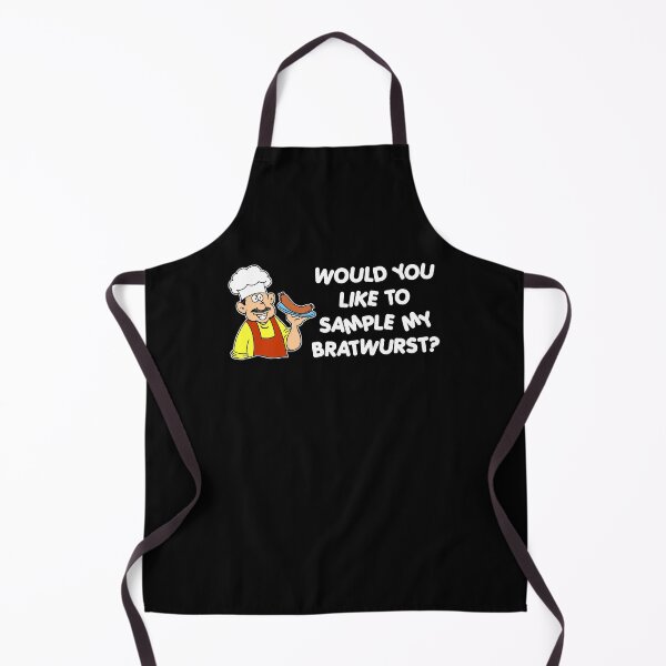 Item preview, Like To Sample My Bratwurst Humor Cartoon designed and sold by jaycartoonist.