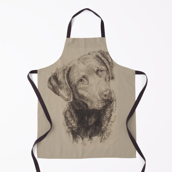 Item preview, Chesapeake Bay Retriever Portrait in Graphite designed and sold by BarbBarcikKeith.