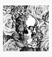 Ladybug Rose skull. Photographic Print
