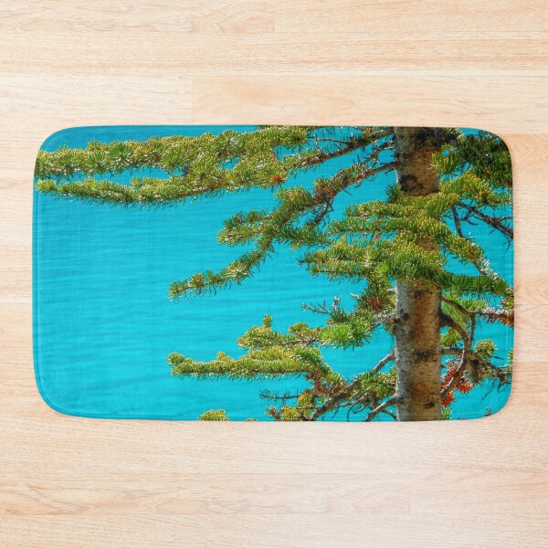 Item preview, Pine branches and turquoisewater designed and sold by Photopat.