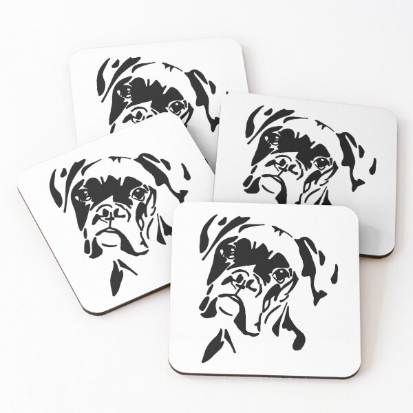Item preview, Boxer Minimalist Dog designed and sold by Whoofster.