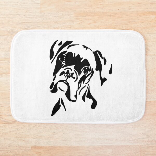 Item preview, Perro boxer minimalista designed and sold by Whoofster.