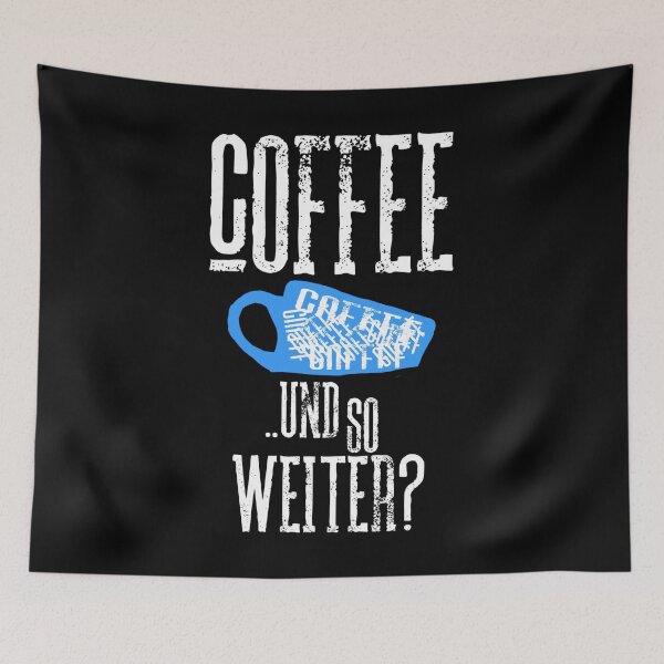 Artikelvorschau, Coffee tasse in blau vintage lustiger spruch coffee und so weiter ? entworfen und verkauft von vibeno1.
