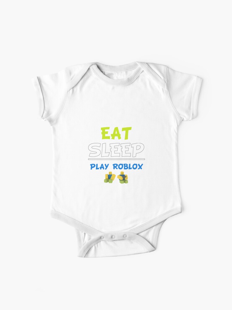 Eat Sleep Play Roblox Baby One Piece By Nice Tees Redbubble - roblox long sleeve baby one piece redbubble