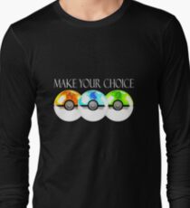 Pokemon - Make Your Choice Long Sleeve T-Shirt