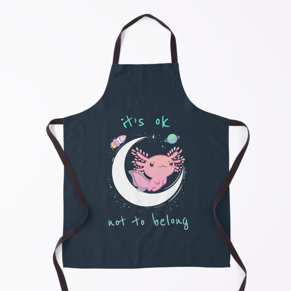 Item preview, It's OK Not To Belong, Kawaii Pink Space Alien Creature designed and sold by NebulaDesigns86.