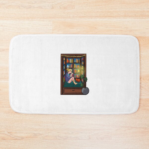 Item preview, Cozy princess reading inside booknook (blonde hair) designed and sold by theclassynerd.