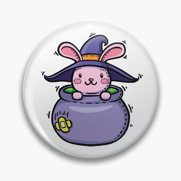 Item preview, Cute halloween rabbit in pot. Cute caroon character in halloween theme. designed and sold by maipadpro.