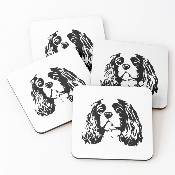 Item preview, Cavalier King Charles Spaniel Minimalist Dog designed and sold by Whoofster.