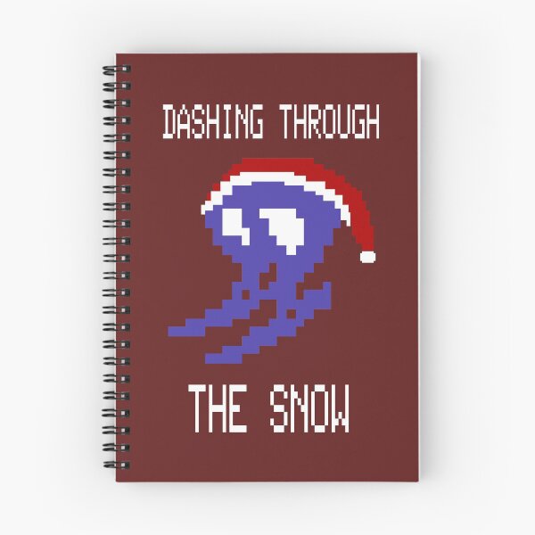 Item preview, Horace goes Skiing - 8-bit Christmas Design designed and sold by RetroTrader.