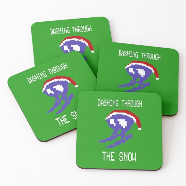 Item preview, Horace goes Skiing - 8-bit Christmas Design designed and sold by RetroTrader.