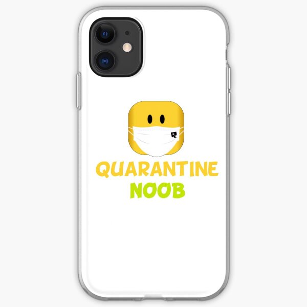 Noob Game Iphone Cases Covers Redbubble - give me robux now roblox nub meme generator