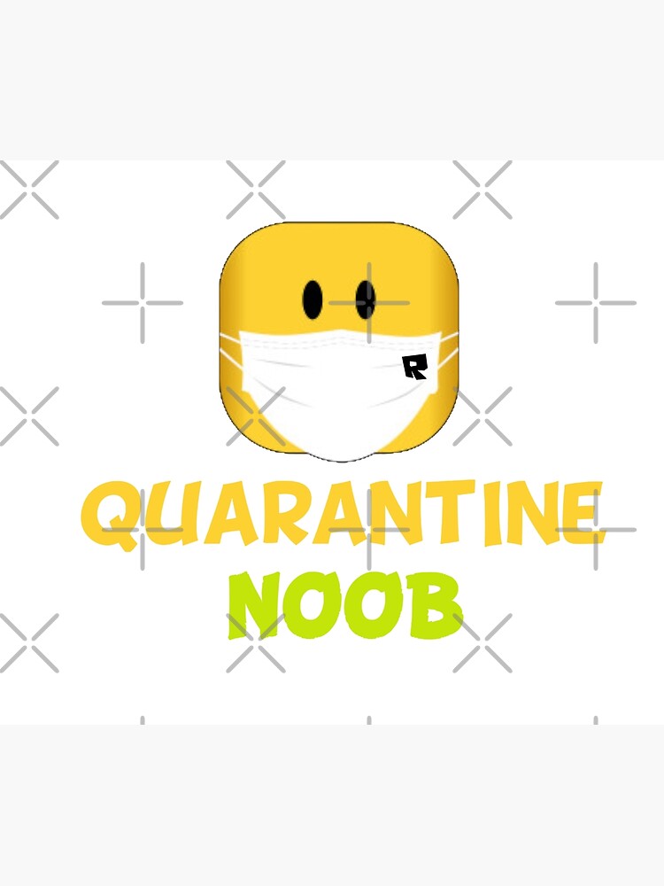 Roblox Quarantine Noob Canvas Print By Nice Tees Redbubble - roblox canvas prints redbubble