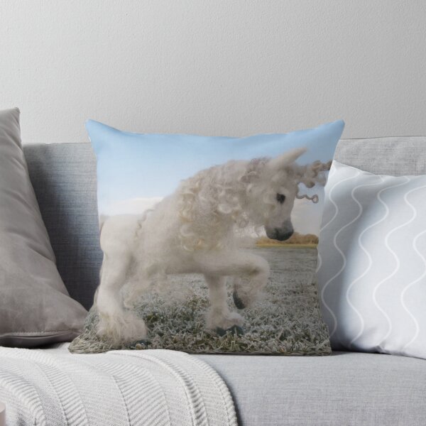 Item preview, Unicorn Fibre-Art Sculpture Photo designed and sold by moonbrushwood.