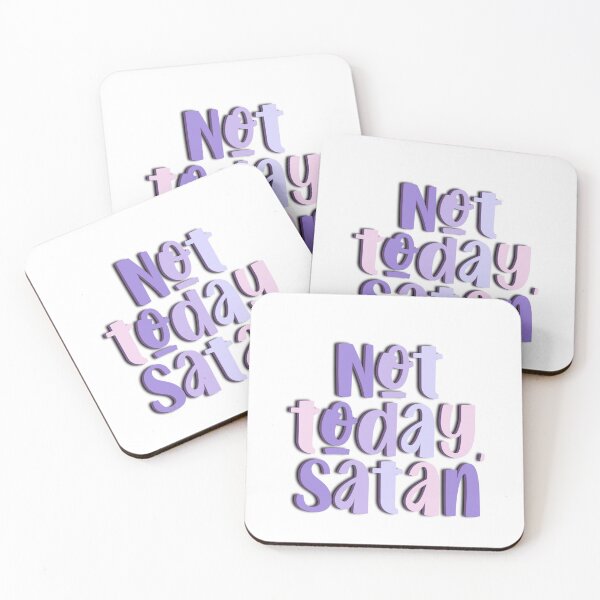 Item preview, Not today Satan designed and sold by Daniellemakes.