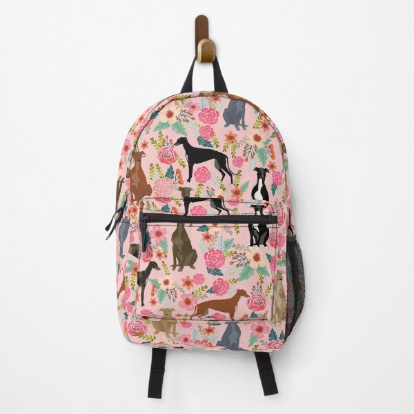 Item preview, greyhounds dog floral - vintage florals, floral pet, cute dog, brindle greyhound dog designed and sold by PetFriendly.