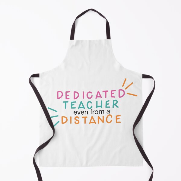 Item preview, Dedicated Teacher even from a Distance Design for Teachers designed and sold by WildeandCo.