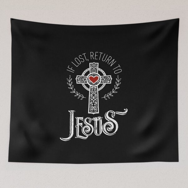 Item preview, If Lost, Return to Jesus with Cross T-Shirt for Christians designed and sold by Pummli.