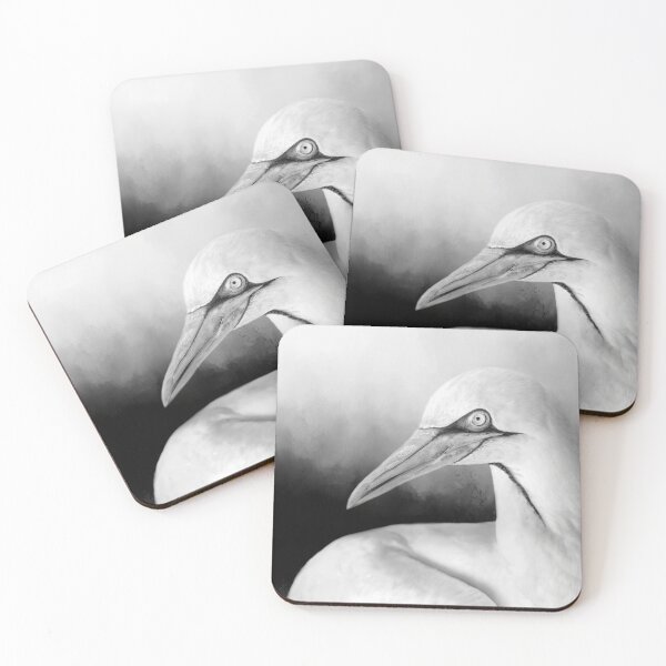 Item preview, Stunning Gannet BW designed and sold by Elisabeth Lucas.