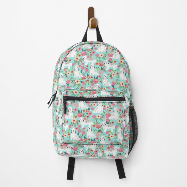 Item preview, Havanese dog floral - vintage florals, floral pet, cute dog, havenese dogHavanese dog floral - vintage florals, floral pet, cute dog, havenese dog designed and sold by PetFriendly.