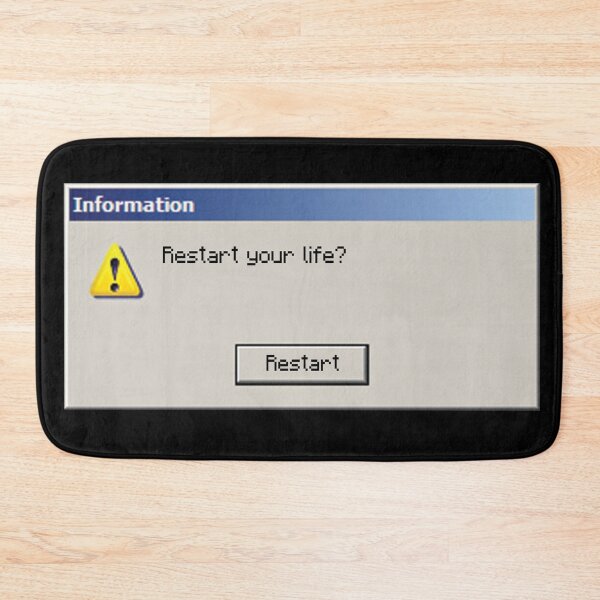 Item preview, restart your life? designed and sold by O-M-G.