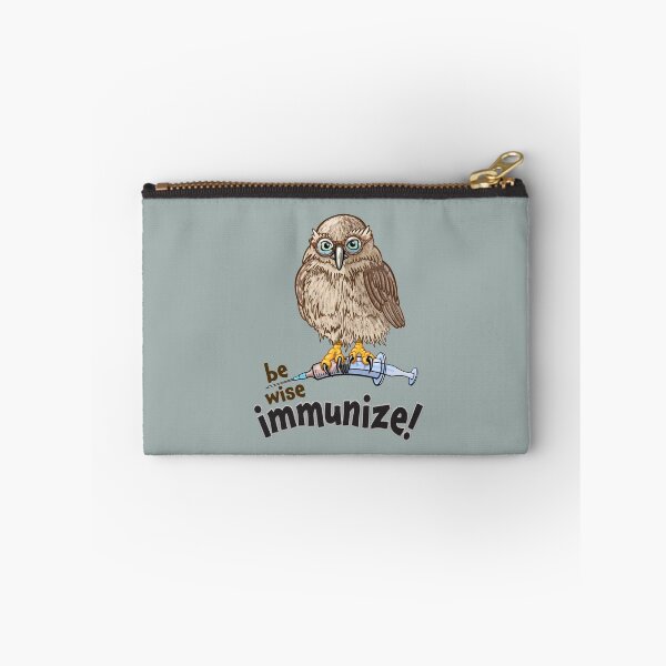 Item preview, Be Wise Immunize - Promote Vaccination Owl on Syringe Design designed and sold by Zit-Zat-Zot.