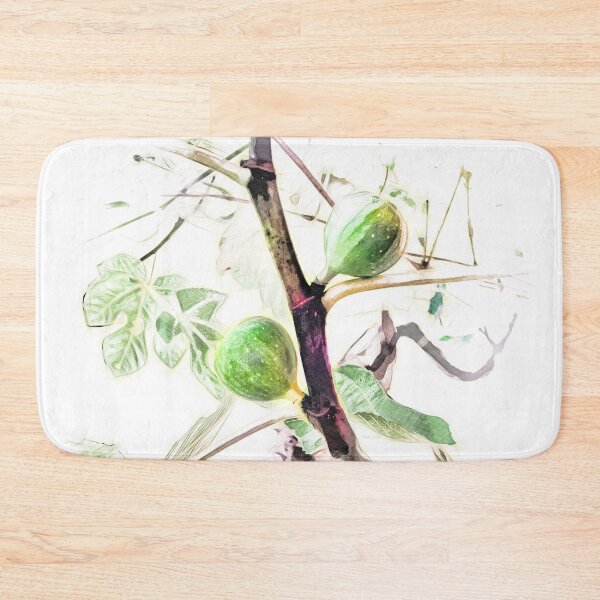 Item preview, Watercolor Art of Figs on the branch designed and sold by evk-art.