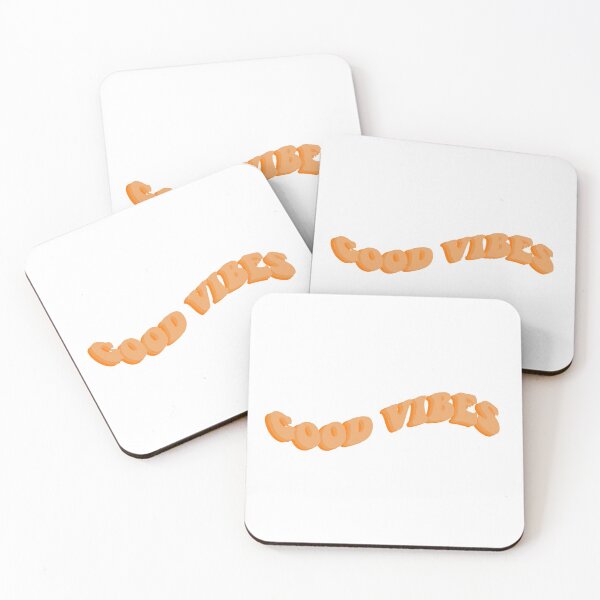 Item preview, good vibes curvy orange retro design designed and sold by Emilys-Designs-.