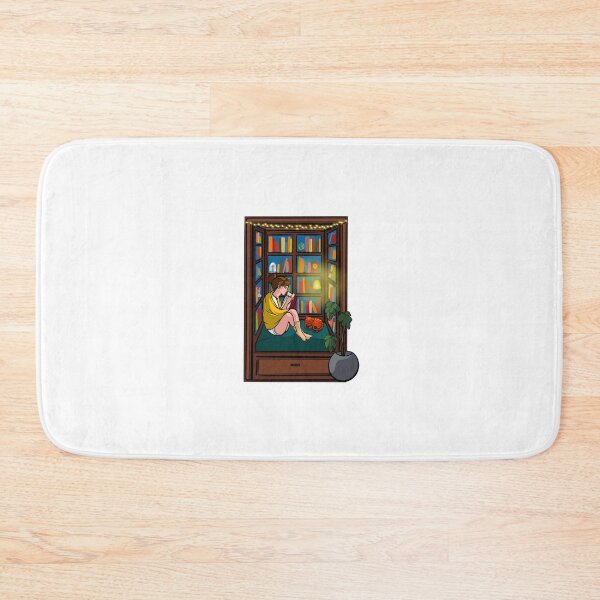 Item preview, Cozy princess reading inside booknook (brunette) designed and sold by theclassynerd.