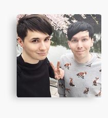 Japhan Dan and Phil - ALL PRODUCTS AVAILABLE Metal Print