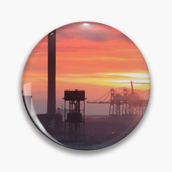 Item preview, Sunset over Port Talbot Steelworks designed and sold by bitm2007.