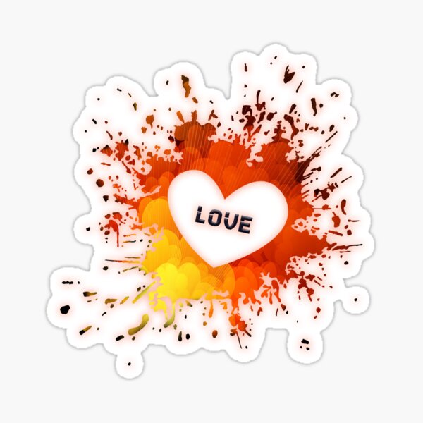 "Heart Art" Sticker for Sale by Jasyofficial Redbubble