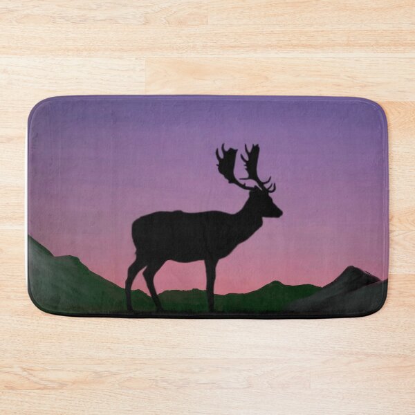 Item preview, Silhouette stag at dusk designed and sold by Diane Hunter Art.