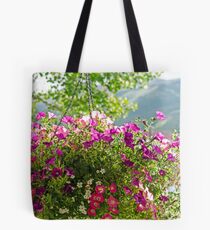 Pink Petunias Tote Bag