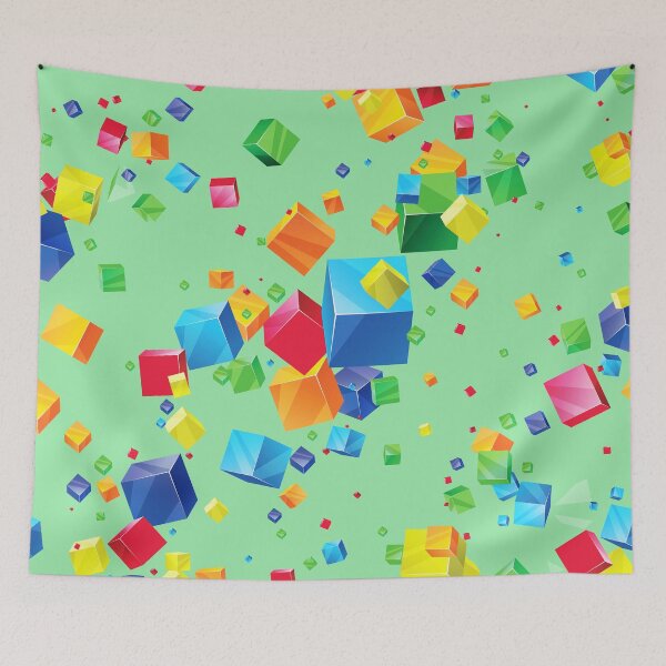 Item preview, Colorful Cubes 7 designed and sold by B & K     Store.