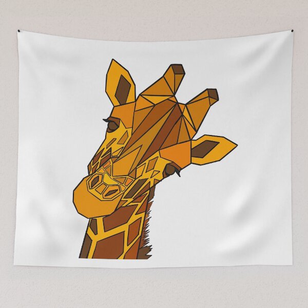 Item preview, Jirafa Geométrica - Amarillo designed and sold by Geometricshow.