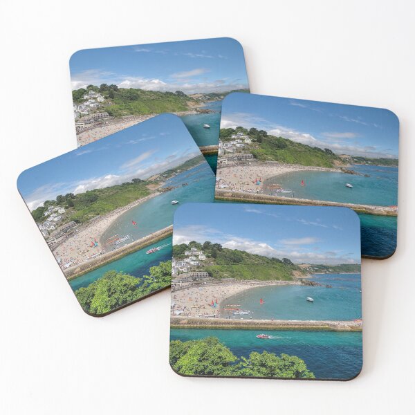 Item preview, Banjo Pier and Looe Beach in Cornwall designed and sold by rosiephotos.