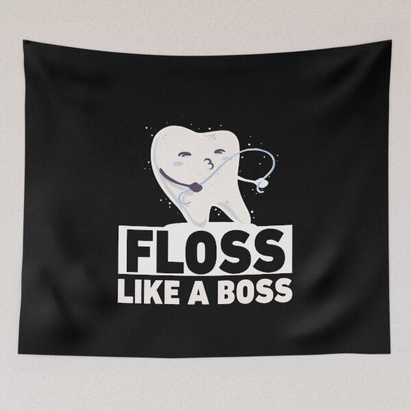 Item preview, Funny Dental Assistant Shirt Floss Like A Boss Tooth Gift designed and sold by Pummli.