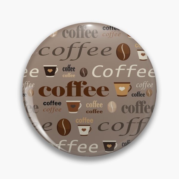 Item preview, Coffee Theme with Cups Beans and Coffee on Gray Background designed and sold by JupiterCyclops.
