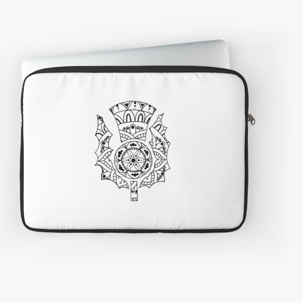 Thistle Mandala Laptop Sleeve