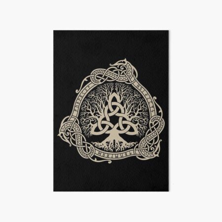 Item preview, Yggdrasil Tree of Life dragon Celtic Viking designed and sold by Bommer20.